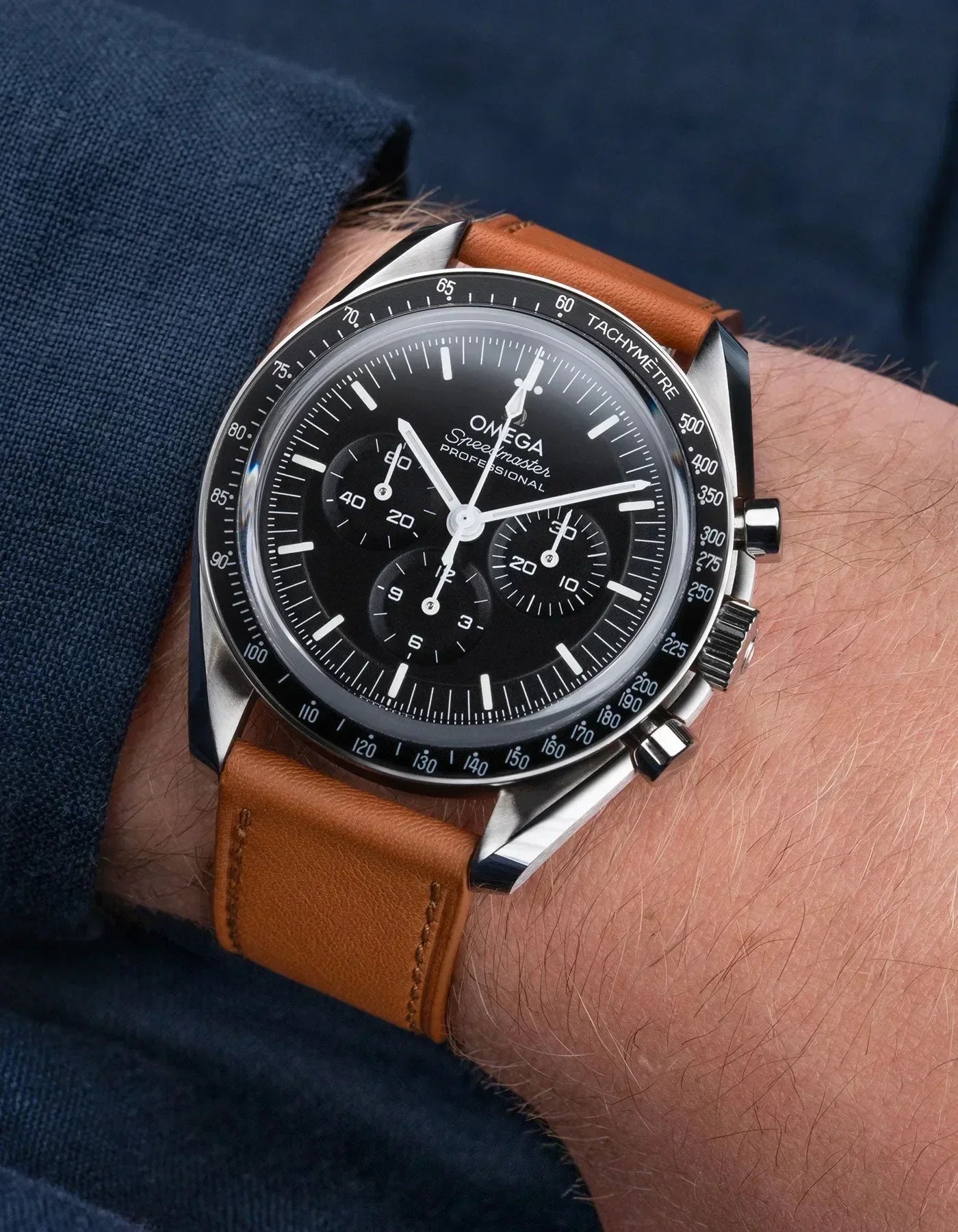 Brown Cowhide Leather Strap 17mm-21mm - OM Luxury