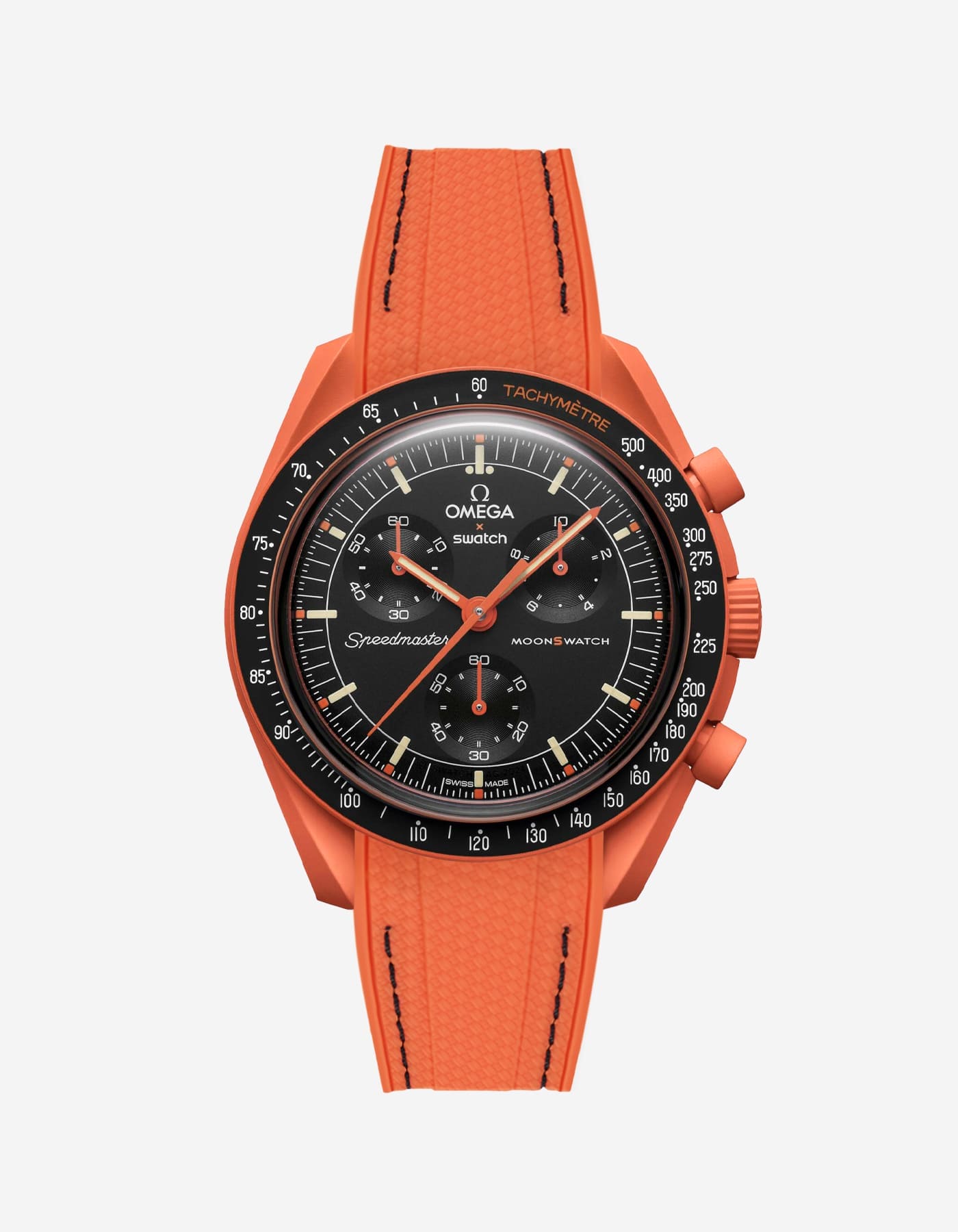 MoonSwatch Mission to Earth - Lava (Rubber Strap) - OM Luxury